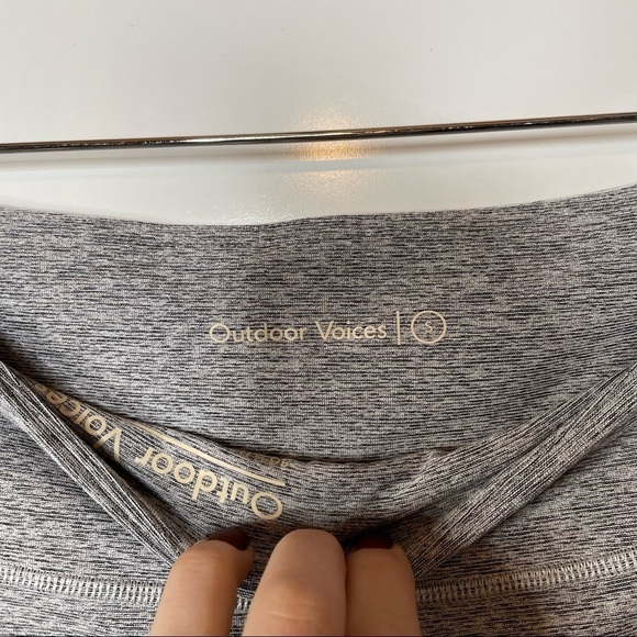 Outdoor Voices Gray 7/8 Leggings Small - Picture 5 of 6
